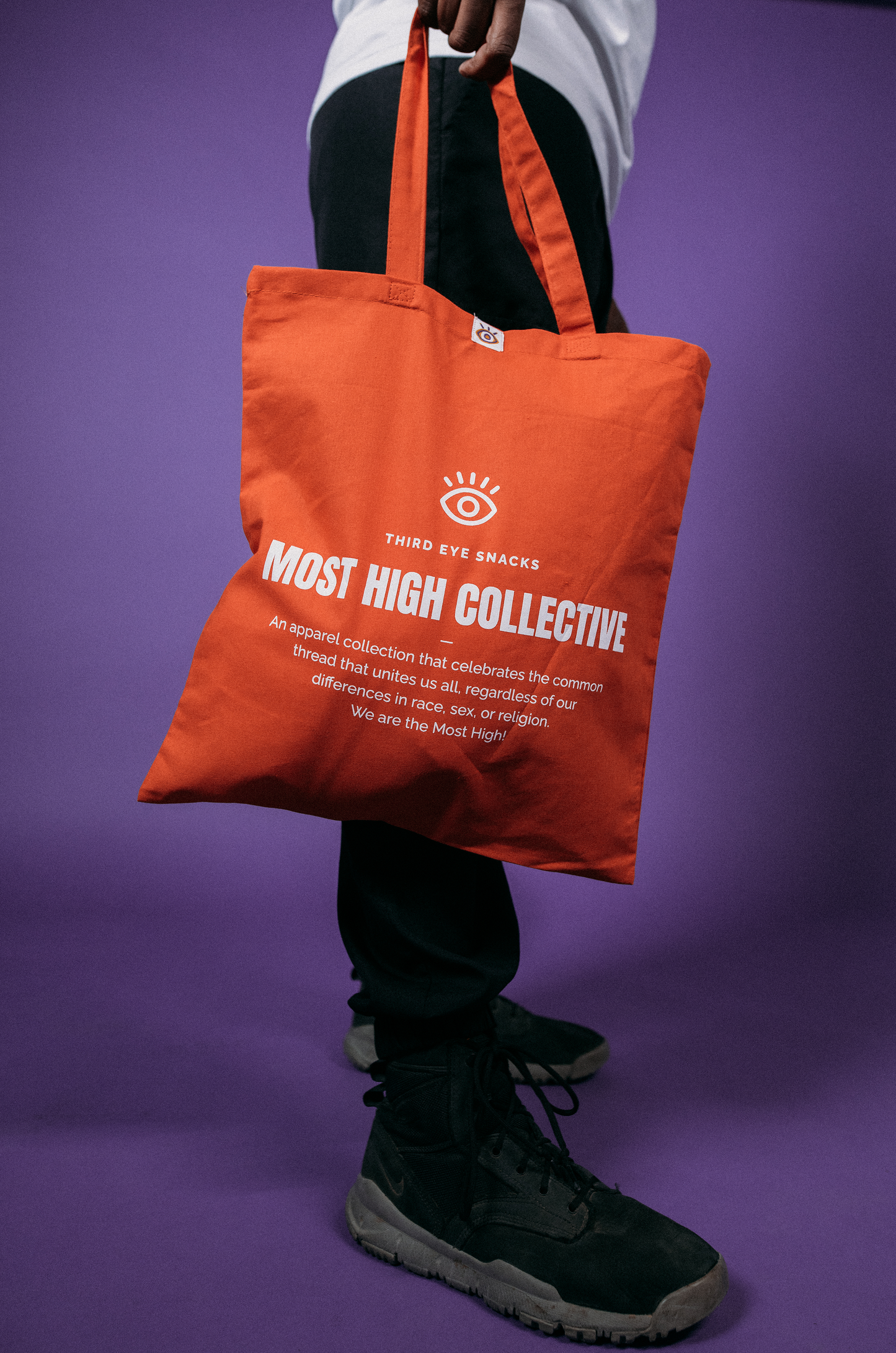 MOST HIGH TOTE LIMITED EDITION (ORANGE/WHITE/PURPLE)