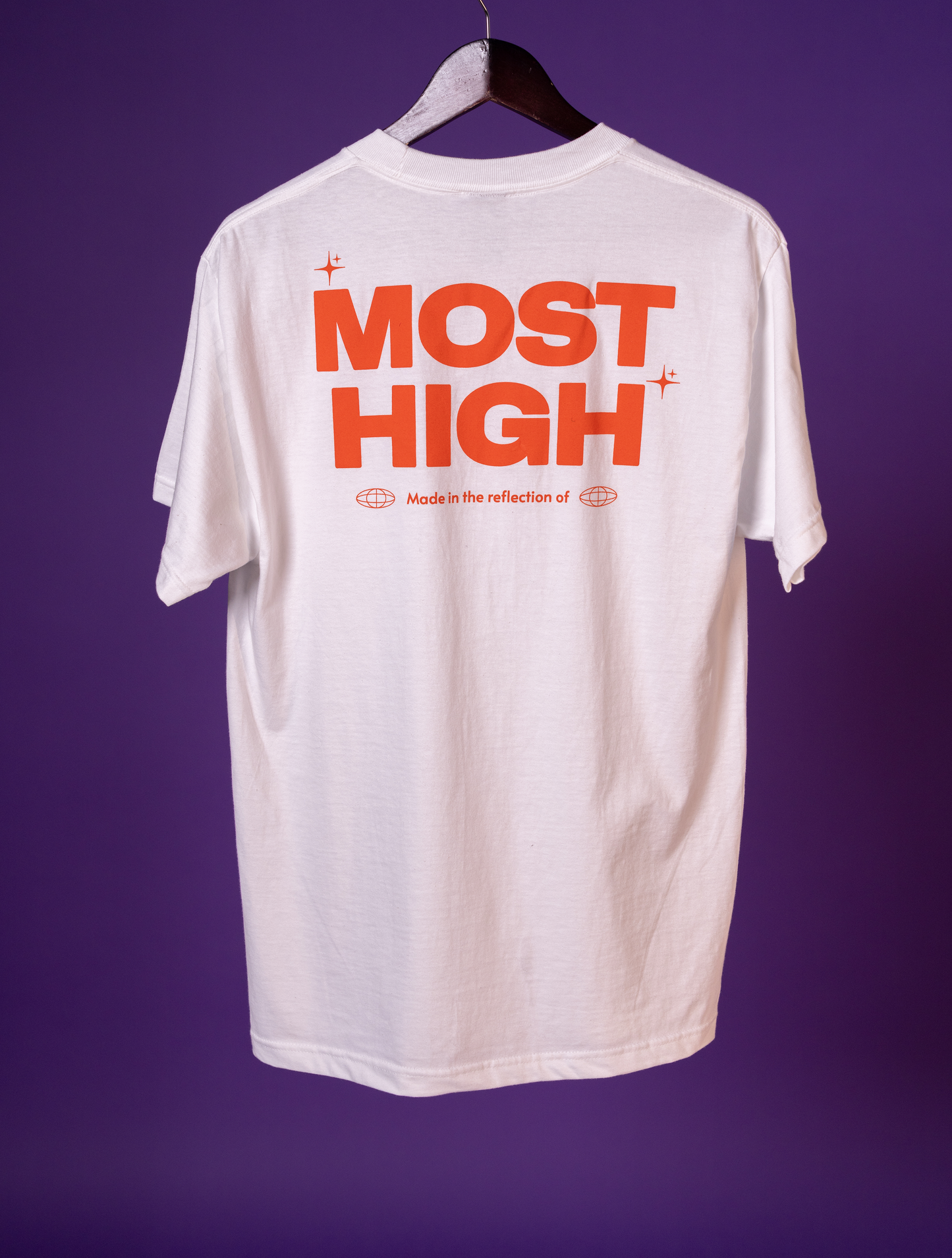 MOST HIGH T-Shirt (White/orange)