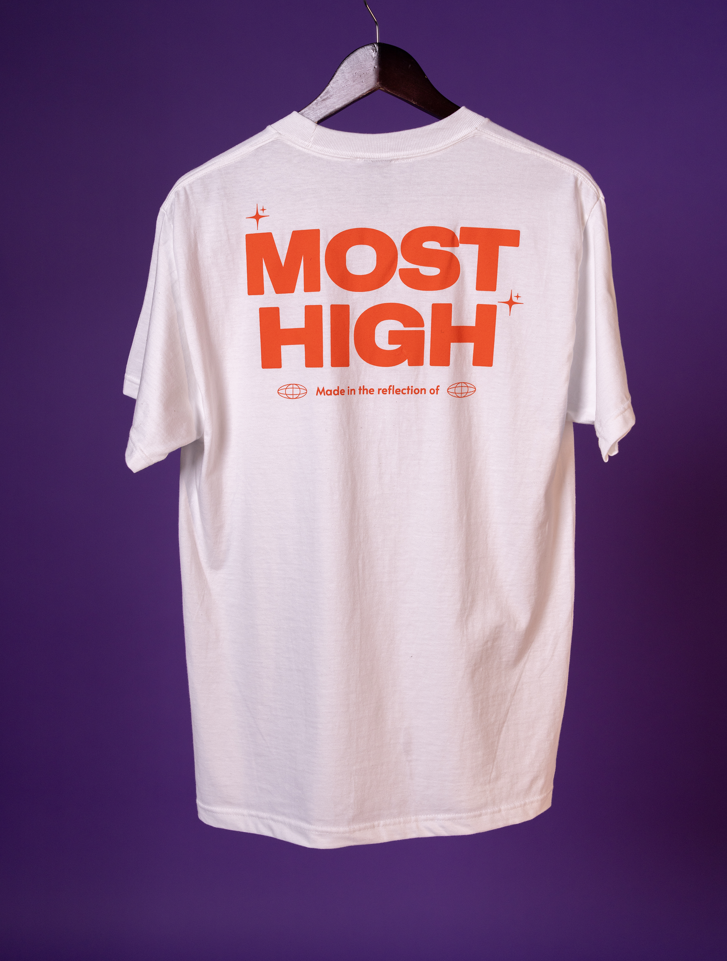 MOST HIGH T-Shirt (White/orange) Limited edition