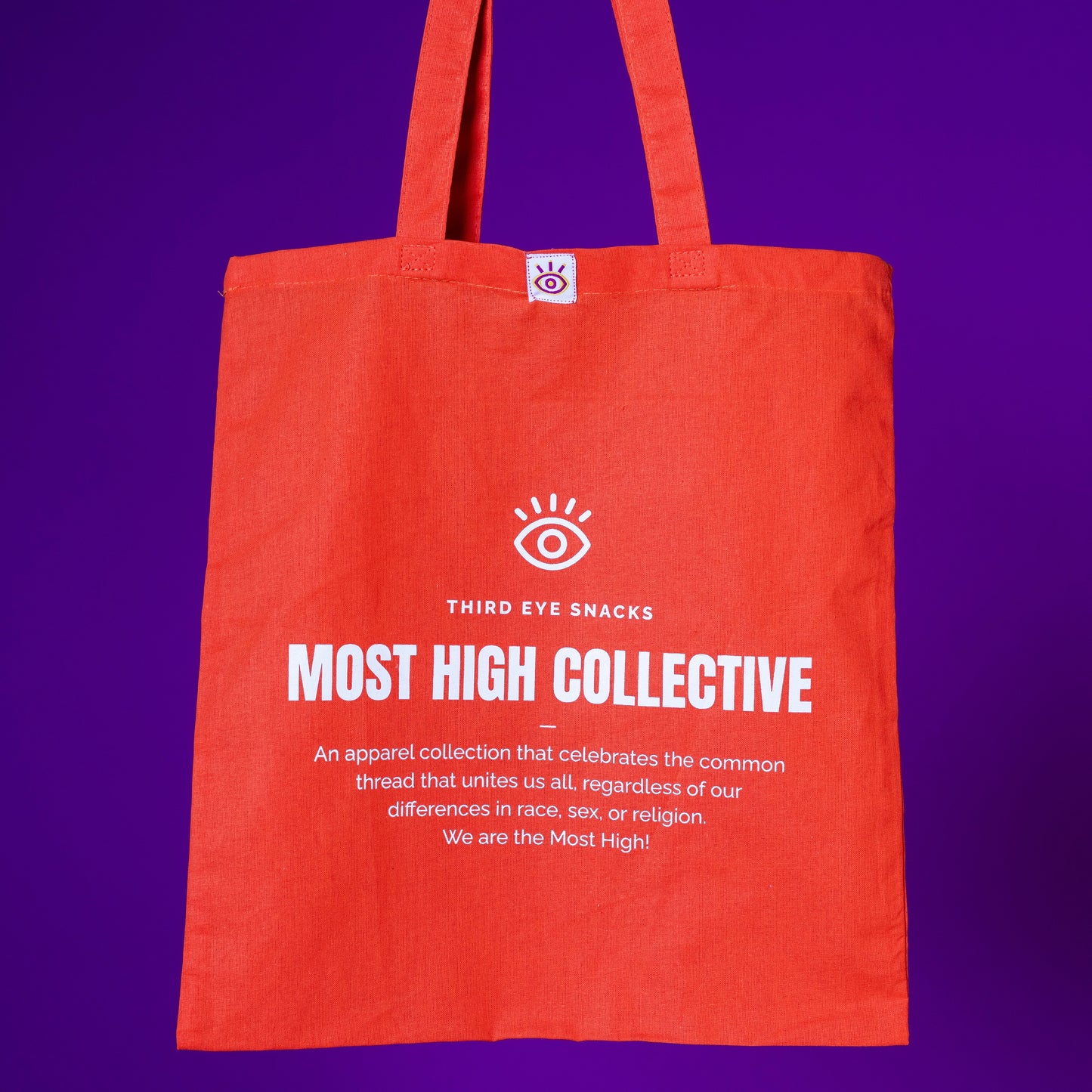 MOST HIGH TOTE (ORANGE/WHITE)